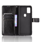 For Ulefone Note 11P Retro Crazy Horse Texture Horizontal Flip Leather Case with Holder & Card Slots & Photo Frame(Black)