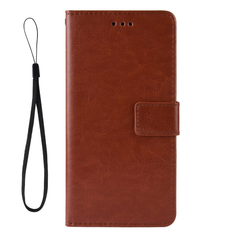 For Ulefone Note 11P Retro Crazy Horse Texture Horizontal Flip Leather Case with Holder & Card Slots & Photo Frame(Brown)