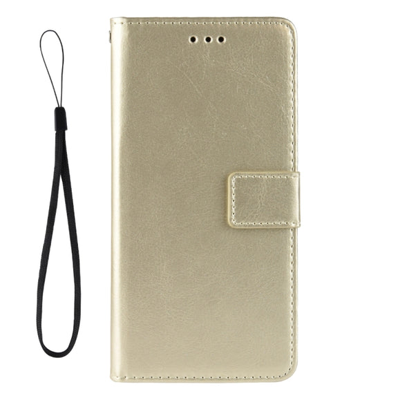 For Ulefone Note 11P Retro Crazy Horse Texture Horizontal Flip Leather Case with Holder & Card Slots & Photo Frame(Gold)