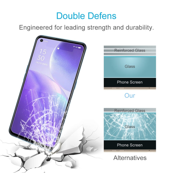 For OPPO Find X3 Lite 10 PCS 0.26mm 9H 2.5D Tempered Glass Film
