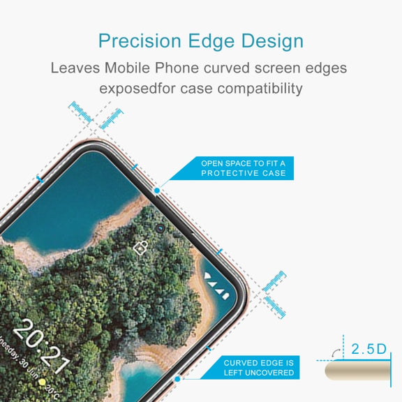 For Nokia X20 0.26mm 9H 2.5D Tempered Glass Film