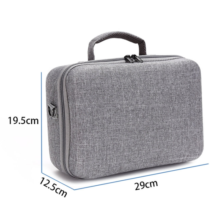 Portable Carry Case Water-resistant Scratch-proof Anti-shock Travel Carrying Cover Case Box for DJI Air 2s(Grey+Black Liner)