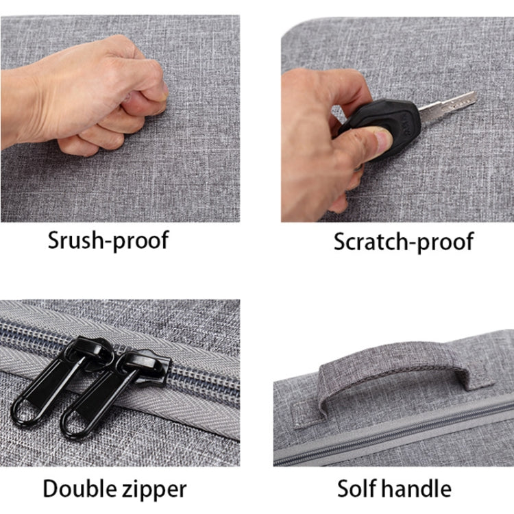 Portable Carry Case Water-resistant Scratch-proof Anti-shock Travel Carrying Cover Case Box for DJI Air 2s(Grey+Black Liner)