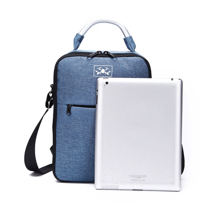 Shockproof Water-resistant Single Shoulder Storage Travel Carrying Cover Case Box for DJI Air 2S(Blue+Black Liner)