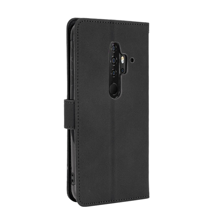For Blackview BV6300 Pro Solid Color Skin Feel Magnetic Buckle Horizontal Flip Calf Texture PU Leather Case with Holder & Card Slots & Wallet(Black)