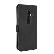 For Blackview BV6300 Pro Solid Color Skin Feel Magnetic Buckle Horizontal Flip Calf Texture PU Leather Case with Holder & Card Slots & Wallet(Black)