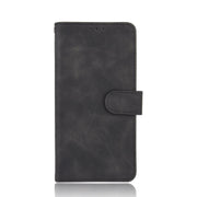 For Ulefone Note 11P Solid Color Skin Feel Magnetic Buckle Horizontal Flip Calf Texture PU Leather Case with Holder & Card Slots & Wallet(Black)