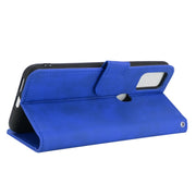 For Ulefone Note 11P Solid Color Skin Feel Magnetic Buckle Horizontal Flip Calf Texture PU Leather Case with Holder & Card Slots & Wallet(Blue)