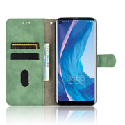 For Ulefone Note 11P Solid Color Skin Feel Magnetic Buckle Horizontal Flip Calf Texture PU Leather Case with Holder & Card Slots & Wallet(Green)
