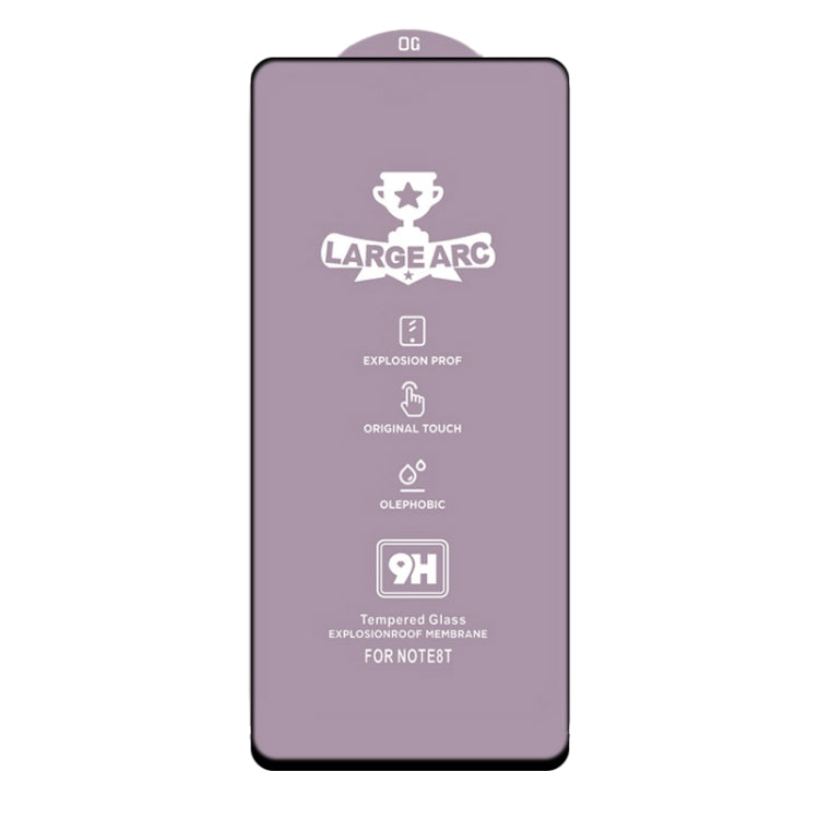 For Samsung Galaxy A71 9H HD Large Arc High Alumina Full Screen Tempered Glass Film