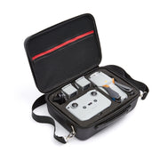 Portable Single Shoulder Storage Travel Carrying PU Cover Case Box for DJI Air 2S(Black + Red Liner)