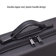 Portable Single Shoulder Storage Travel Carrying PU Cover Case Box for DJI Air 2S(Black + Red Liner)
