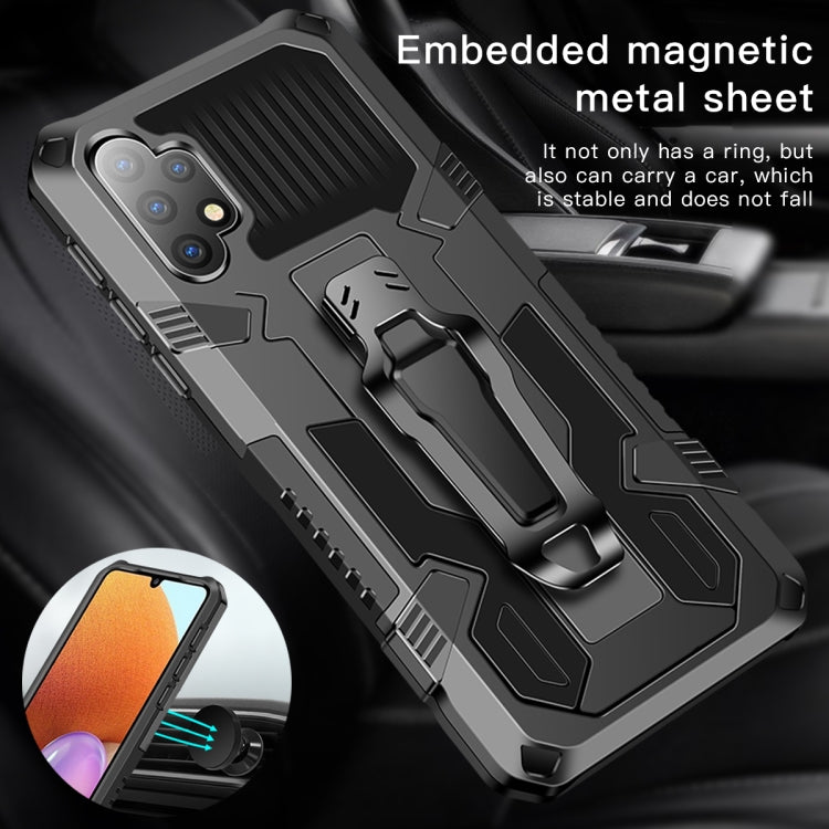For OPPO A54 4G Armor Warrior Shockproof PC + TPU Protective Case(Grey)
