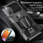 For OPPO A54 4G Armor Warrior Shockproof PC + TPU Protective Case(Grey)