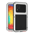 For Samsung Galaxy A42 LOVE MEI Metal Shockproof Waterproof Dustproof Protective Case with Glass(Silver) - free shipping - PMC TechLife - Order now!