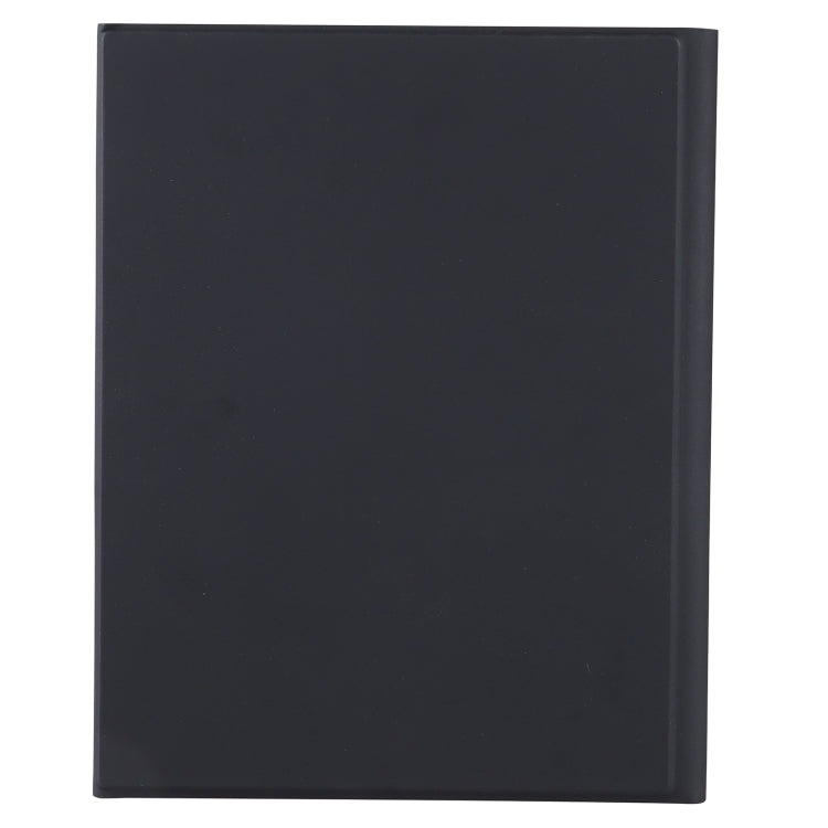 YT11B-A Detachable Candy Color Skin Feel Texture Round Keycap Bluetooth Keyboard Leather Case with Touch Control For iPad Air 4 2020 / Air 5 2022 / Pro 11 inch 2022 / 2021 / 2020 / 2018(Black)