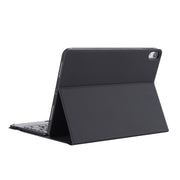 YT11B-A Detachable Candy Color Skin Feel Texture Round Keycap Bluetooth Keyboard Leather Case with Touch Control For iPad Air 4 2020 / Air 5 2022 / Pro 11 inch 2022 / 2021 / 2020 / 2018(Black)
