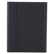 YT11B Detachable Candy Color Skin Feel Texture Round Keycap Bluetooth Keyboard Leather Case For iPad Pro 11 inch 2020 & 2018(Black)