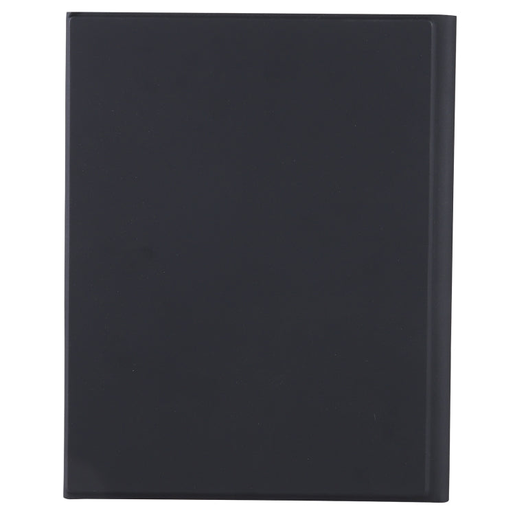 YT11B Detachable Candy Color Skin Feel Texture Round Keycap Bluetooth Keyboard Leather Case For iPad Pro 11 inch 2020 & 2018(Black)