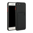 Card Slot Design Shockproof TPU Protective Case For iPhone 8 Plus & 7 Plus(Black) - More iPhone Cases by PMC TechLife | Online Shopping South Africa | PMC TechLife