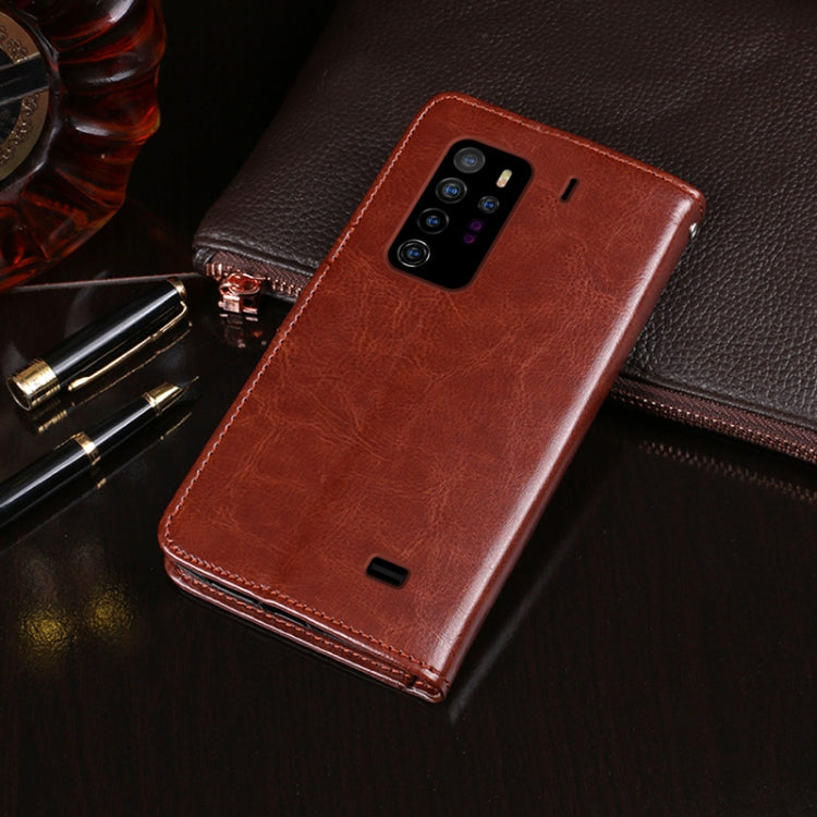 For Ulefone Armor 11 5G idewei Crazy Horse Texture Horizontal Flip Leather Case with Holder & Card Slots & Wallet(White)
