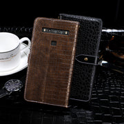 For TCL 10 5G UW idewei Crocodile Texture Horizontal Flip Leather Case with Holder & Card Slots & Wallet(Black)