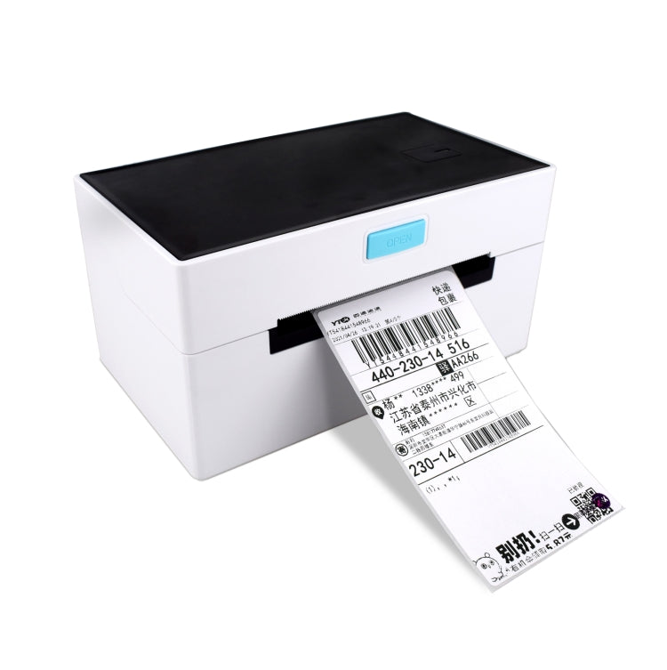 POS-9220 100x150mm Thermal Express Bill Self-adhesive Label Printer, USB with Holder Version, EU Plug