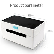 POS-9220 100x150mm Thermal Express Bill Self-adhesive Label Printer, USB with Holder Version, EU Plug