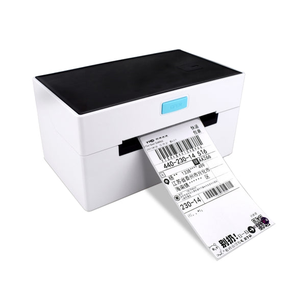 POS-9220 100x150mm Thermal Express Bill Self-adhesive Label Printer, USB + Bluetooth with Holder Version, EU Plug