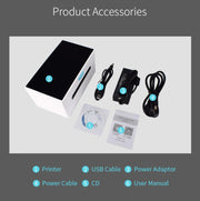 POS-9220 100x150mm Thermal Express Bill Self-adhesive Label Printer, USB + Bluetooth with Holder Version, UK Plug
