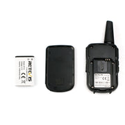 RETEVIS RT15 400-470MHz 16CHS Mini Two Way Radio Walkie Talkie, EU Plug(Black)