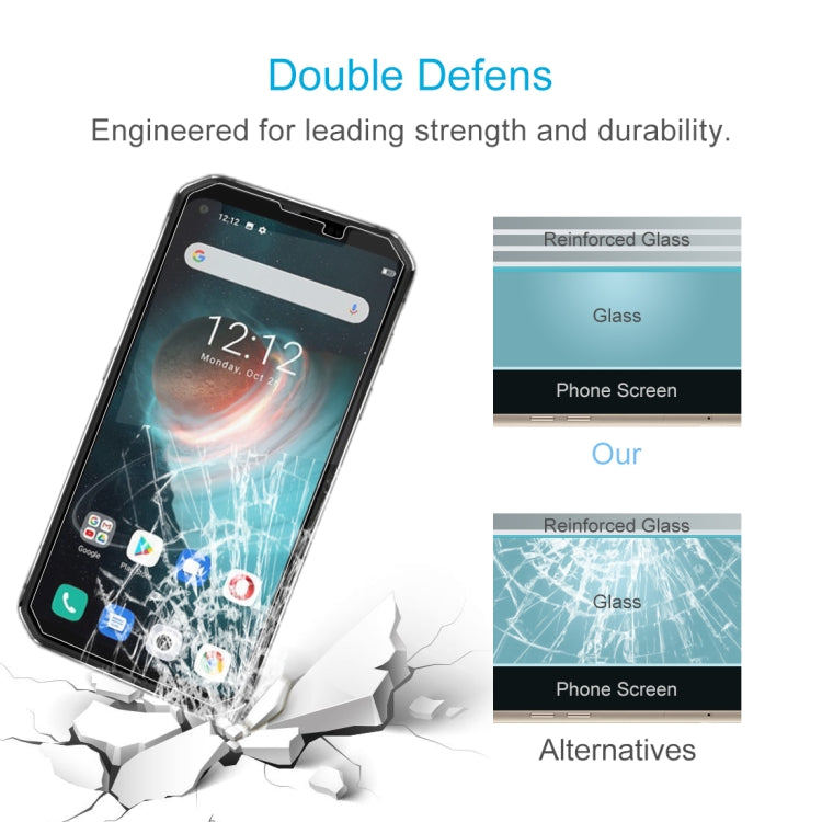For Blackview Bl6000 Pro 5G 50 PCS 0.26mm 9H 2.5D Tempered Glass Film