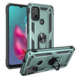 For Motorola Moto G10 / G30 Shockproof TPU + PC Protective Case with 360 Degree Rotating Holder(Green) - Motorola Cases by PMC TechLife | Online Shopping South Africa | PMC TechLife | Buy Now Pay Later Mobicred