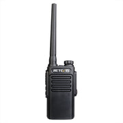 RETEVIS RT47 16CHS IP67 Water-resistant FRS Two Way Radio Handheld Walkie Talkie, US Plug(Black)