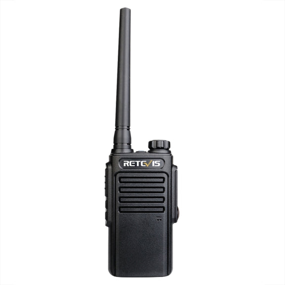RETEVIS RT47 16CHS IP67 Water-resistant FRS Two Way Radio Handheld Walkie Talkie, US Plug(Black)