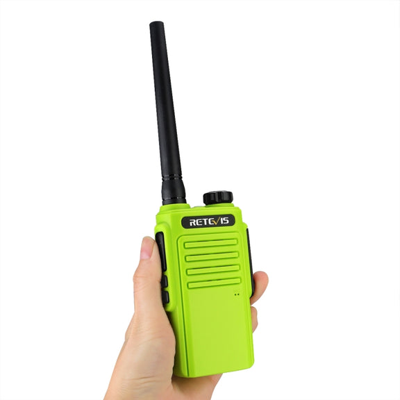 RETEVIS RT47 16CHS IP67 Water-resistant FRS Two Way Radio Handheld Walkie Talkie, US Plug(Green)