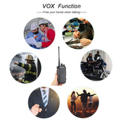 RETEVIS RT43 5W UHF 400-480MHz 32CHS DMR Digital Two Way Radio Handheld Walkie Talkie, US Plug(Black)