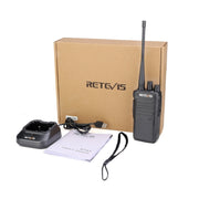 RETEVIS RT43 5W UHF 400-480MHz 32CHS DMR Digital Two Way Radio Handheld Walkie Talkie, US Plug(Black)