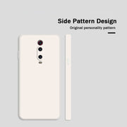 For Xiaomi Redmi K20 Pro Solid Color Imitation Liquid Silicone Straight Edge Dropproof Full Coverage Protective Case(Sky Blue)