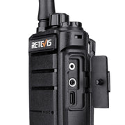 RETEVIS RB26 US Frequency 30CHS GMRS Two Way Radio Handheld Walkie Talkie,(Black)