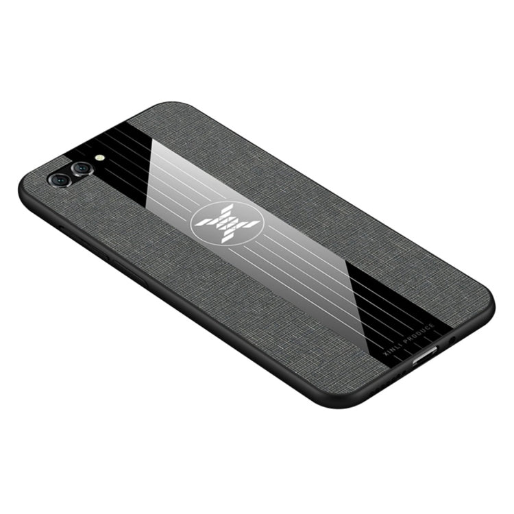 For Huawei nova 2s XINLI Stitching Cloth Textue Shockproof TPU Protective Case(Grey)