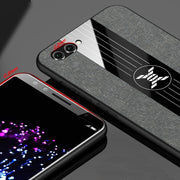 For Huawei nova 2s XINLI Stitching Cloth Textue Shockproof TPU Protective Case(Grey)