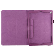 Litchi Texture Horizontal Flip Leather Case with Holder For iPad 10.5 / iPad 10.2 2021 / 2020 / 2019(Purple)