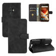 For Blackview BV6600 Solid Color Skin Feel Magnetic Buckle Horizontal Flip Calf Texture PU Leather Case with Holder & Card Slots & Wallet(Black) - More Brand by PMC TechLife | Online Shopping South Africa | PMC TechLife | Buy Now Pay Later Mobicred