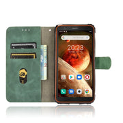 For Blackview BV6600 Solid Color Skin Feel Magnetic Buckle Horizontal Flip Calf Texture PU Leather Case with Holder & Card Slots & Wallet(Green)