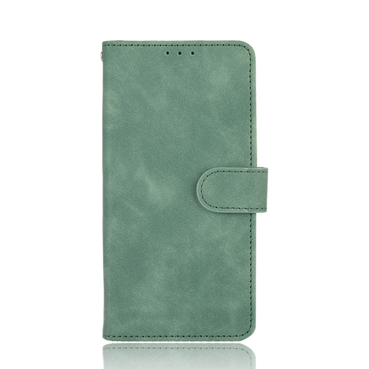 For Ulefone Note 10 Solid Color Skin Feel Magnetic Buckle Horizontal Flip Calf Texture PU Leather Case with Holder & Card Slots & Wallet(Green)