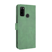 For Ulefone Note 10 Solid Color Skin Feel Magnetic Buckle Horizontal Flip Calf Texture PU Leather Case with Holder & Card Slots & Wallet(Green)