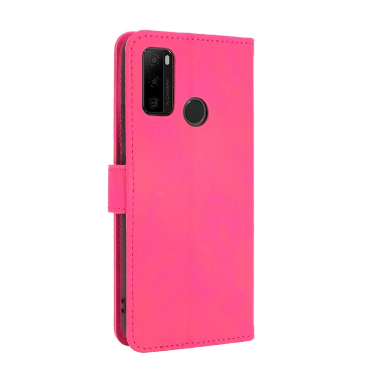 For Ulefone Note 10 Solid Color Skin Feel Magnetic Buckle Horizontal Flip Calf Texture PU Leather Case with Holder & Card Slots & Wallet(Rose Gold)