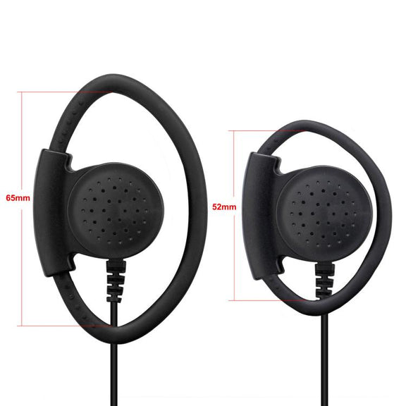 RETEVIS EEK012 Adjustable Contour High Volume K-head Double-needle D-type Ear Hook for H-777/RT-5R/RT1/RT2/RT5 /888s/UV5R