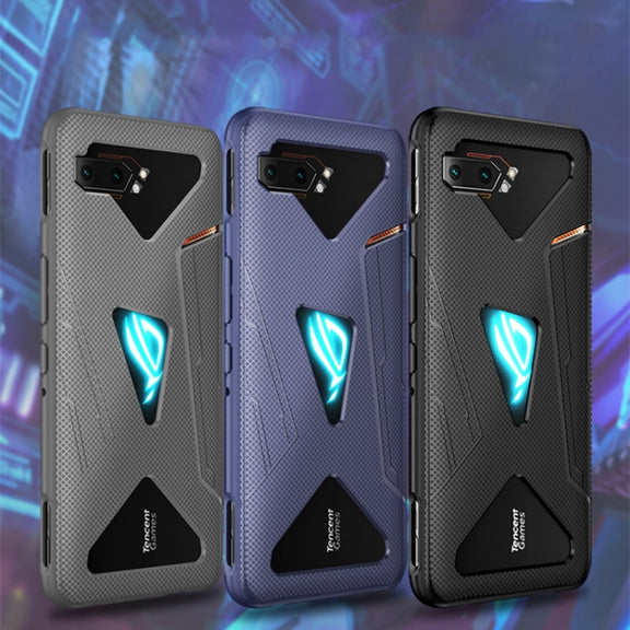 For Asus ROG Phone II TPU Cooling Gaming Phone All-inclusive Shockproof Case(Navy Blue)